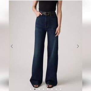 NWT Ribcage Wide-leg Linen+ Denim Women's Jeans LEVIS